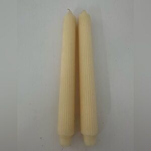 Root Cream Collenettes 12” Candle - Set of Two